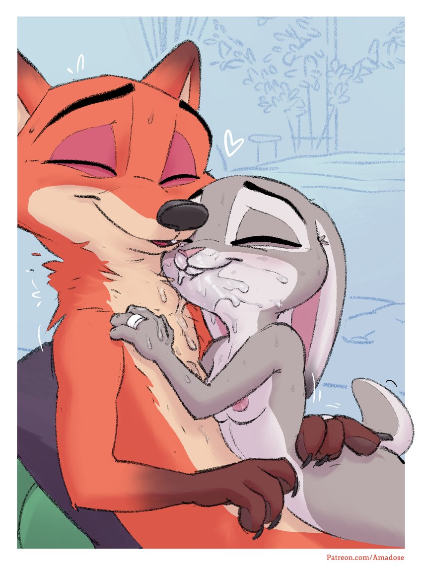 judy hopps and nick wilde (zootopia and etc) created by amadose