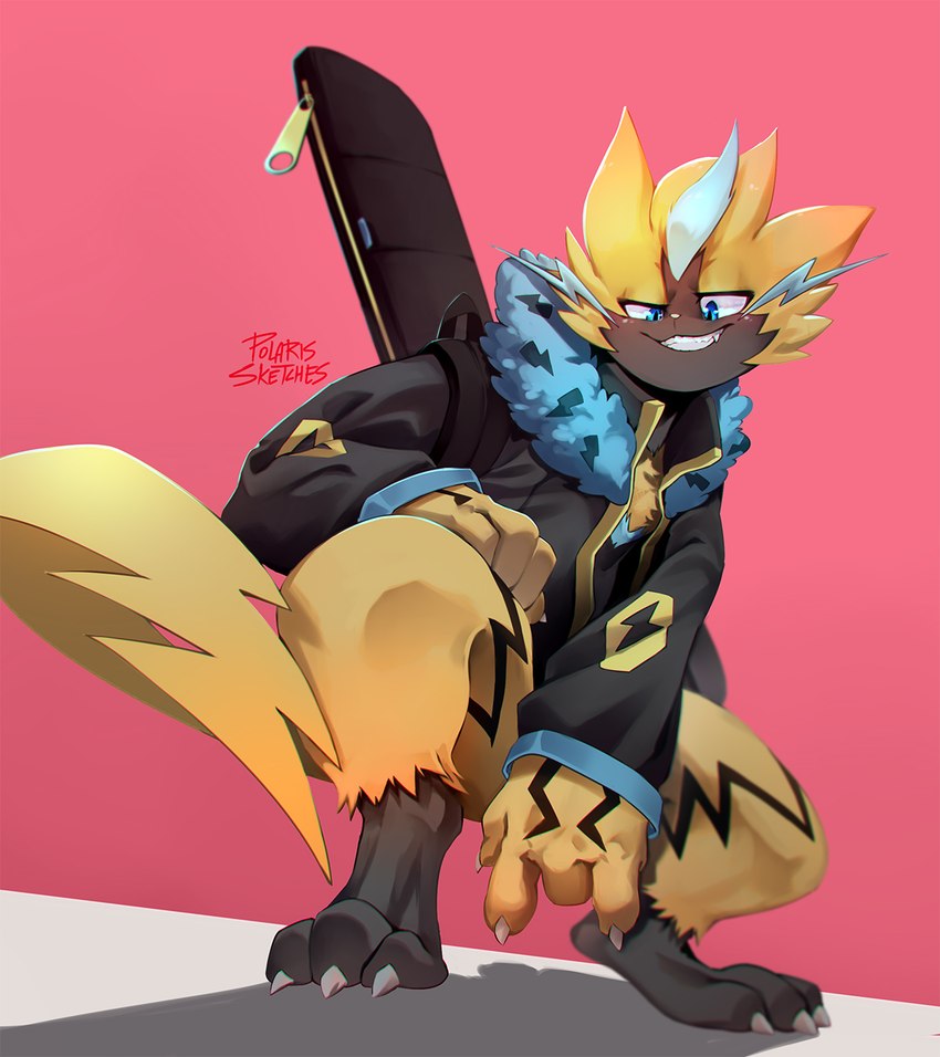 band style zeraora (pokemon unite and etc) created by polarissketches