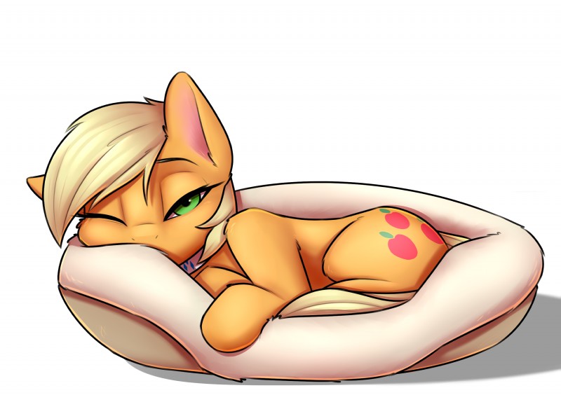 applejack (friendship is magic and etc) created by pudgeruffian