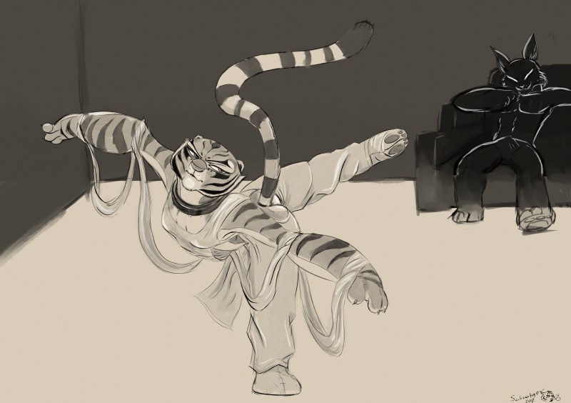 master tigress (kung fu panda and etc) created by sabrotiger