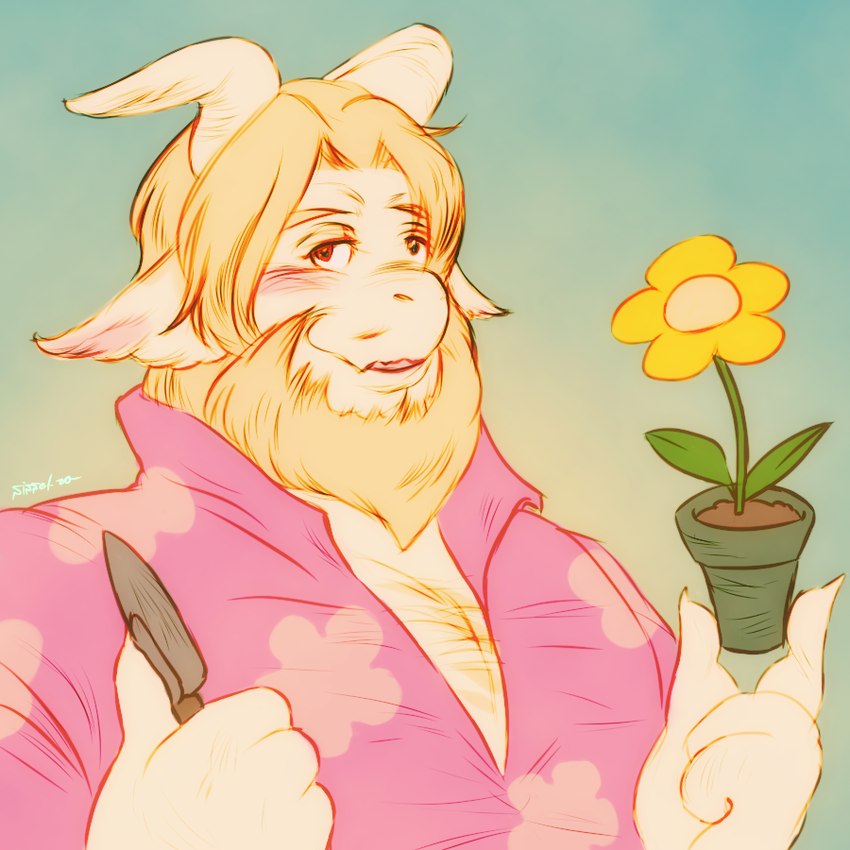 asgore dreemurr (undertale (series) and etc) created by s-w-stern
