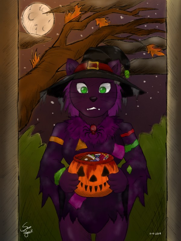 halloween created by wolfalaska