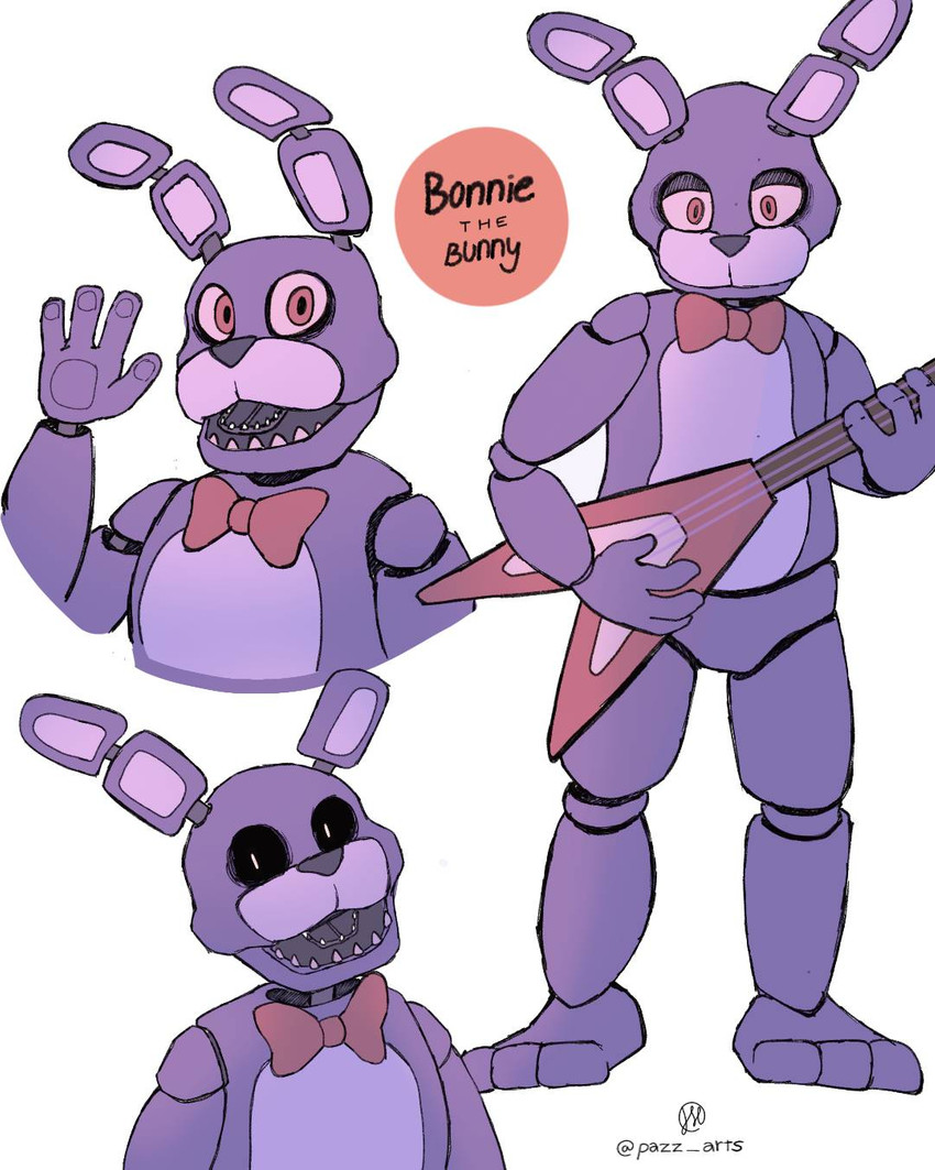 bonnie (five nights at freddy's and etc) created by pazzarts