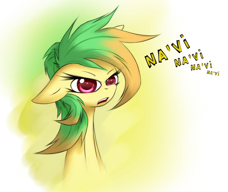 blonde_hair eyelashes female green_hair hair purple_eyes simple_background solo queenbloodysky hasbro my_little_pony fan_character equid mammal hi_res