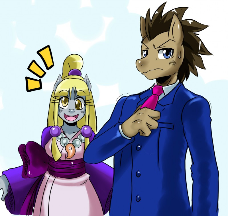 derpy hooves, doctor whooves, maya fey, and phoenix wright (friendship is magic and etc) created by sssonic2