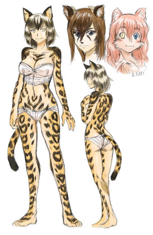 bra cat_tail clothed clothing female leopard_spots multiple_poses nipple_outline panties pose spots underwear sao_satoru gate_(series) persia_(gate) animal_humanoid cat_humanoid felid felid_humanoid feline feline_humanoid humanoid mammal mammal_humanoid hi_res official_art