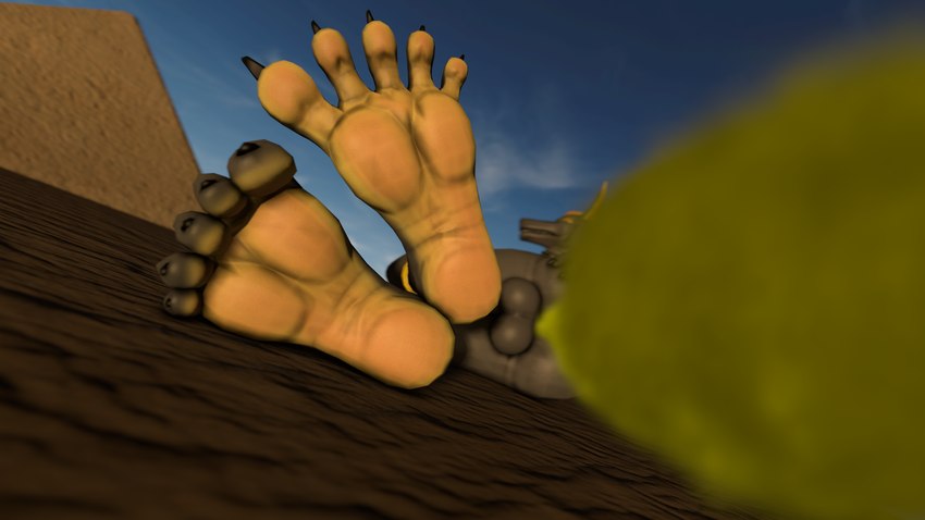 5_fingers 5_toes anthro anus balls big_feet black_body black_fur bubble_butt butt claws countershade_feet countershading curling_toes desert eyes_closed fart fart_cloud fart_fetish feet fingers foot_fetish foot_focus fur gassy genitals hand_on_butt humanoid_feet humanoid_hands lying male nude on_side plantigrade presenting presenting_hindquarters pyramid sand soles solo spread_toes toe_claws toes anonymous_artist darius_(zp92) anubian anubian_jackal canid canine canis deity jackal mammal 16:9 3d_(artwork) digital_media_(artwork) hi_res source_filmmaker_(artwork) source_request widescreen