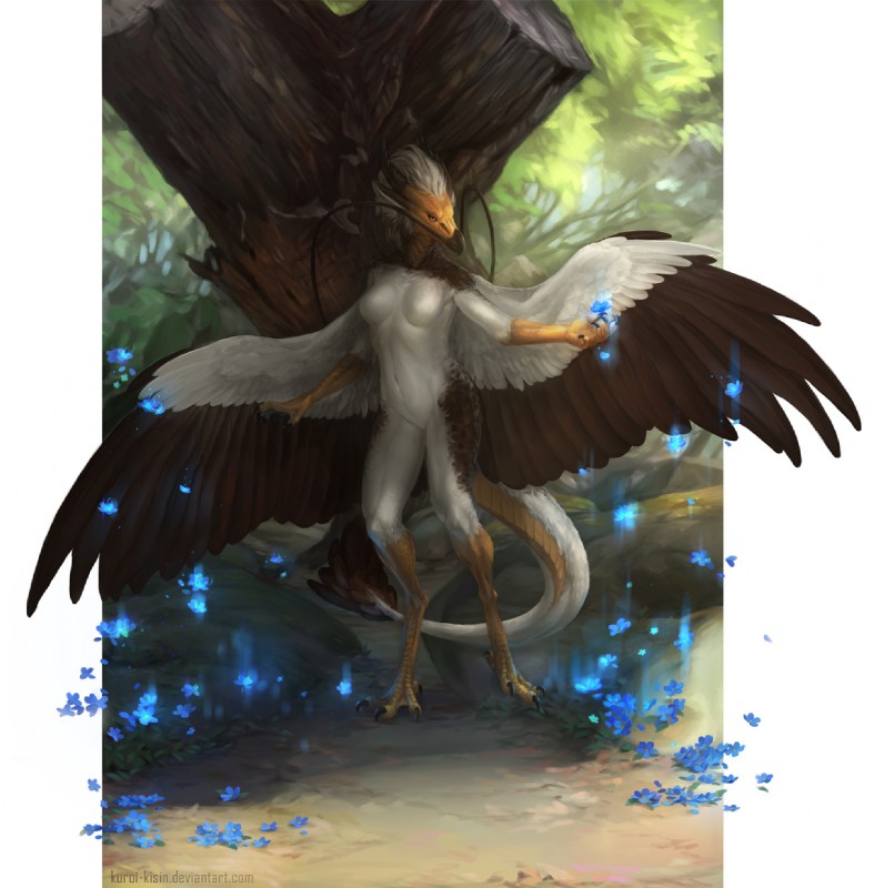 anthro biped breasts claws day digitigrade feathers featureless_breasts female navel nude outside solo standing tail white_bars wings kuroi-kisin mythology eva_(ozawk) dragon feathered_dragon feathered_scalie hybrid mythological_creature mythological_scalie scalie 2019 digital_media_(artwork) hi_res