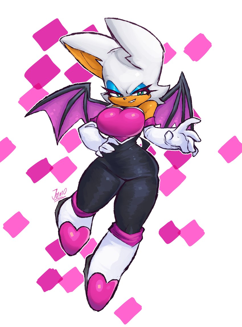 rouge the bat (sonic the hedgehog (series) and etc) created by jamoart