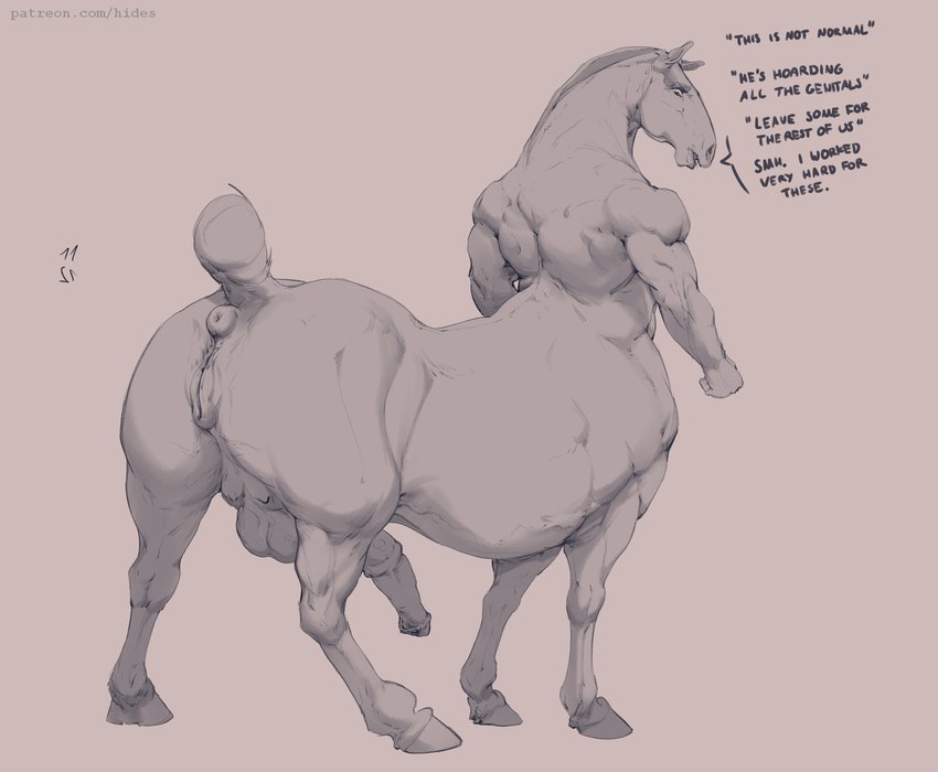 anatomically_correct anatomically_correct_anus anatomically_correct_genitalia anatomically_correct_penis animal_genitalia animal_penis animal_pussy anus backsack balls equine_anus equine_genitalia equine_penis equine_pussy erection genitals hooves intersex maleherm medial_ring muscular muscular_intersex muscular_maleherm muscular_taur open_mouth penis puffy_anus pussy quadruped simple_background solo tail teats text laser_(artist) european_mythology greek_mythology mythology henry_(laser) centaur equid equid_taur equine horse humanoid_taur mammal mammal_taur taur english_text hi_res monochrome url