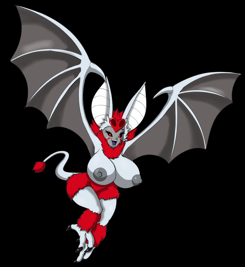 anthro big_breasts big_ears breasts fangs feet female flying fur hair huge_breasts looking_at_viewer nipples nude open_mouth puffy_nipples red_eyes simple_background smile solo tail tail_tuft talons teeth toes transparent_background tuft white_body white_fur wings ravrous dragon_quest dragon_quest_xi square_enix animal_humanoid bat bat_humanoid humanoid mammal mammal_humanoid succubat_(dragon_quest) supreme_succubat absurd_res alpha_channel digital_media_(artwork) full-length_portrait hi_res portrait