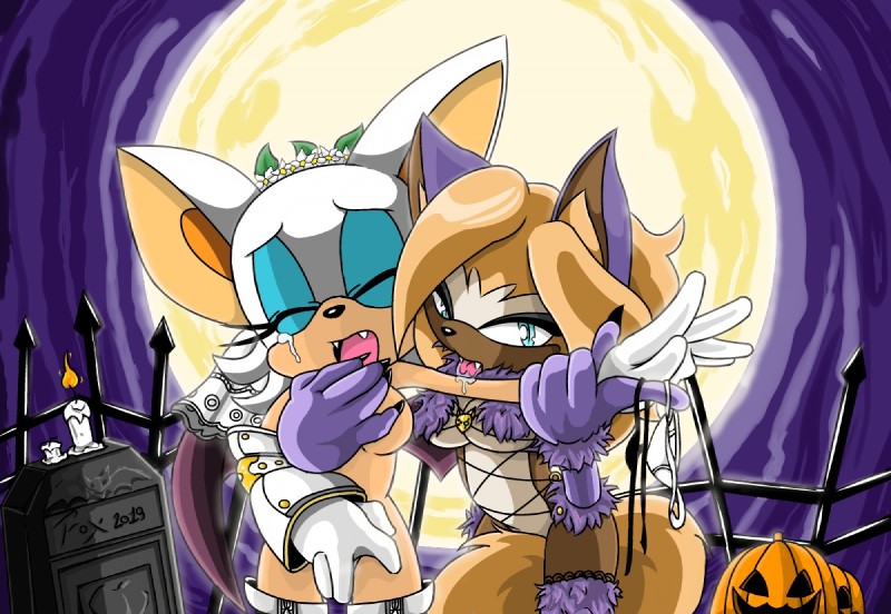 anthro bride candle clothed clothing cosplay duo fangs female female/female food forced fruit holidays looking_at_viewer moon nude one_eye_closed panties plant pumpkin rape teeth tongue underwear wings wink fox_gungrave fate_(series) halloween idw_publishing sega sonic_the_hedgehog_(comics) sonic_the_hedgehog_(idw) sonic_the_hedgehog_(series) type-moon mash_kyrielight nero_claudius_(fate) rouge_the_bat whisper_the_wolf bat canid canine canis mammal wolf