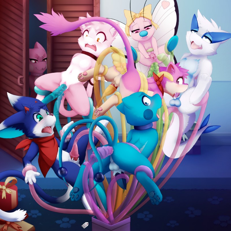 quetzalli, artemis, jem, fan character, vicious kitty, and etc (nintendo and etc) created by darkmirage and meraence