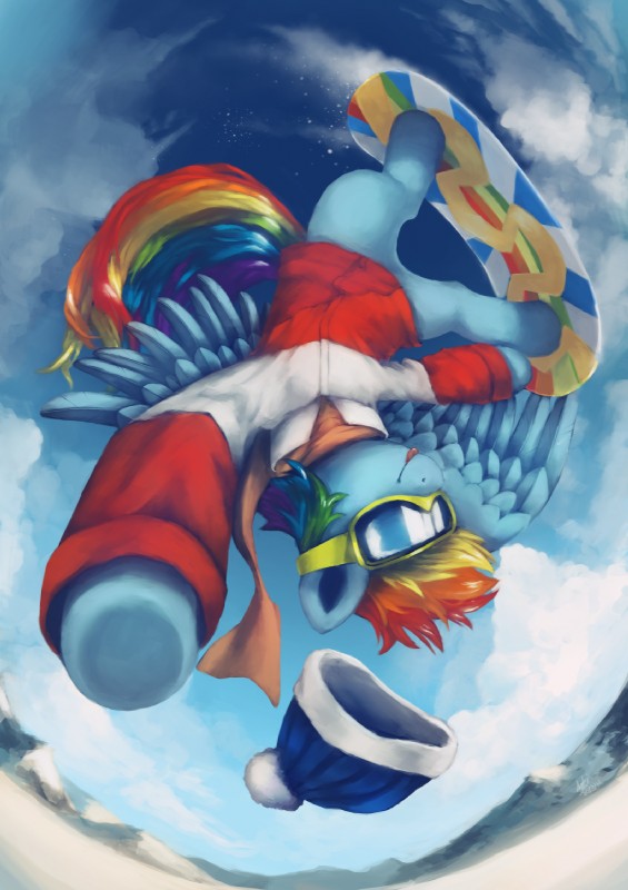 rainbow dash (friendship is magic and etc) created by anticularpony