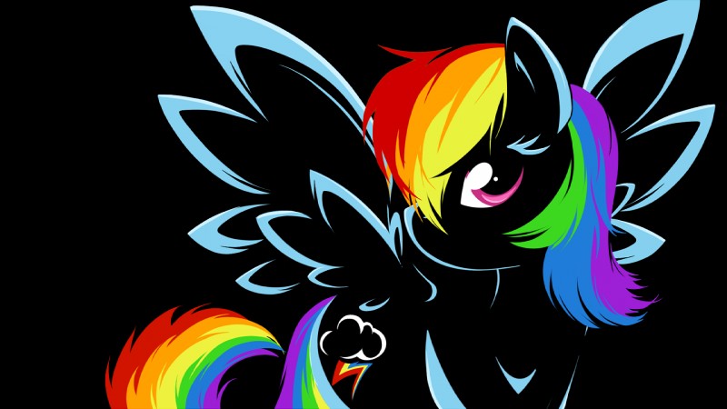 rainbow dash (friendship is magic and etc) created by bamboodog