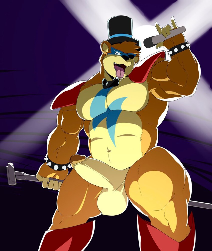 glamrock freddy (five nights at freddy's: security breach and etc) created by genji (artist)