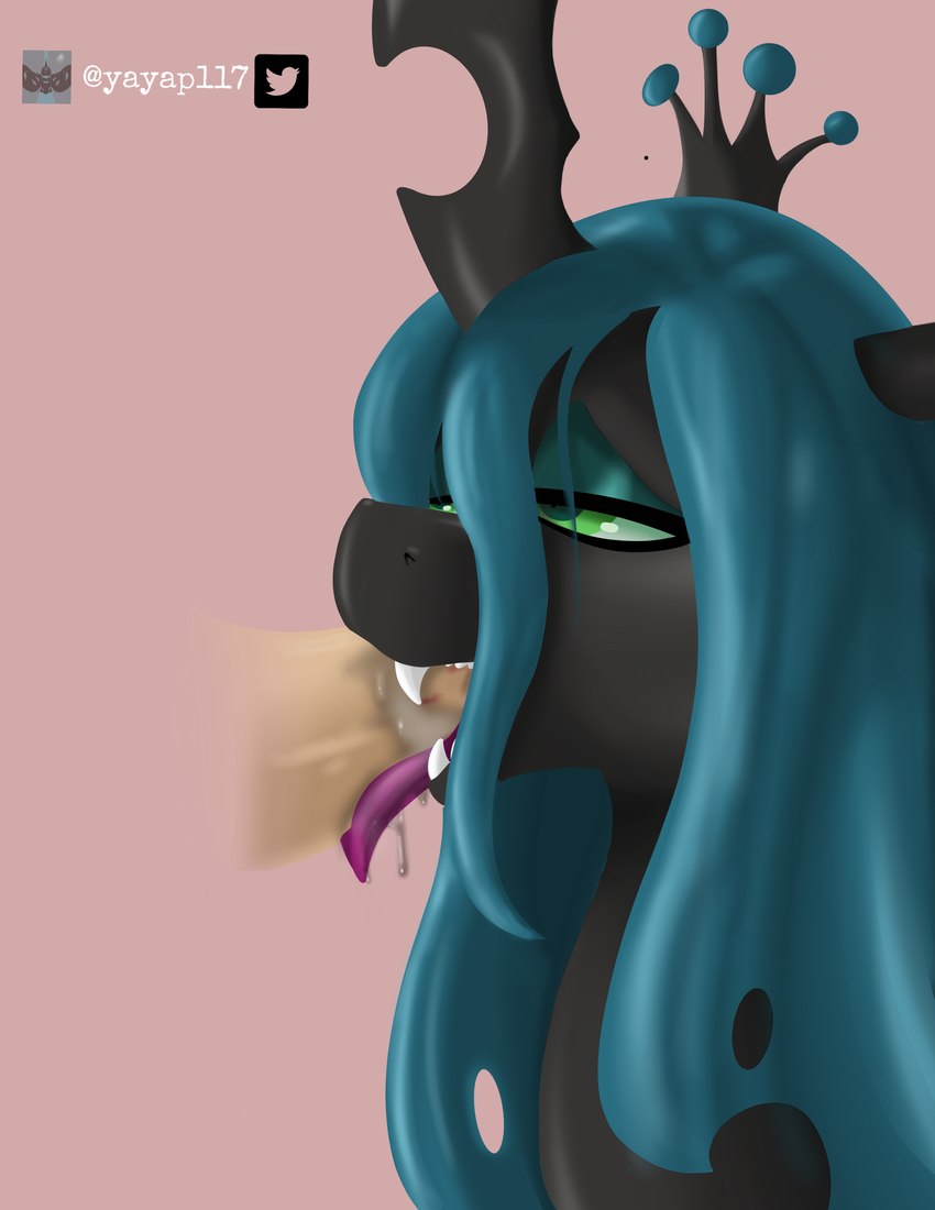 queen chrysalis (friendship is magic and etc) created by elelite