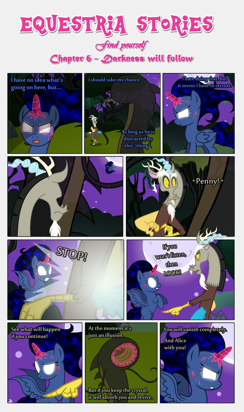 discord, fan character, and penumbra (friendship is magic and etc) created by estories