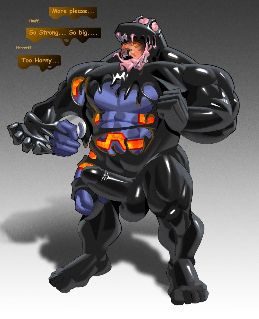 absorption_vore assimilation black_latex duo facial_hair goo_transformation latex latex_transformation liquid_latex male male/male mind_control muscular muscular_male ringed_eyes speech_bubble superhero takeover text transformation verbal_reaction_to_tf vore taurodin my_hero_academia todoroki_enji goo_creature human humanoid latex_creature living_latex mammal nomu symbiote absurd_res english_text hi_res