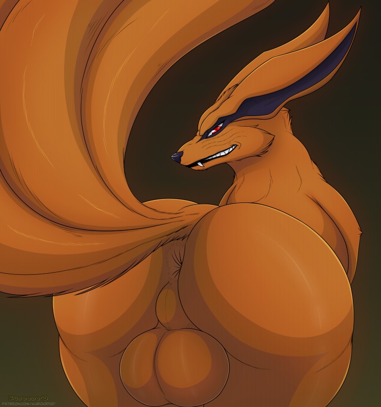 kurama (naruto) created by kuroodod