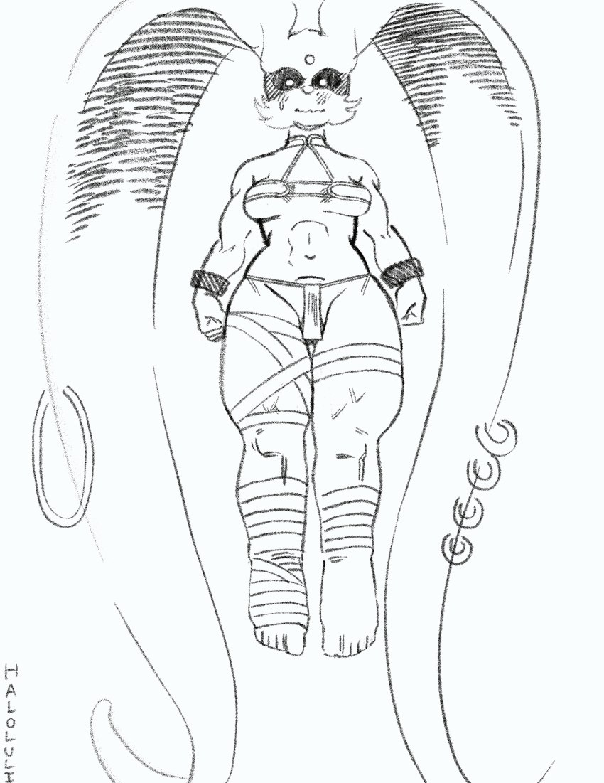 4_fingers 5_toes anthro armor athletic athletic_anthro athletic_female bandage barefoot black_sclera bodily_fluids breasts clothed clothing ear_piercing ear_ring elderly elderly_female feet female fingers floating fur fur_markings glowing glowing_eyes humanoid_feet long_ears looking_at_viewer markings mature_anthro mature_female navel nervous nervous_sweat paws piercing plantigrade ring_piercing skimpy solo sweat thick_thighs toes unconvincing_armor wide_eyed haloluli kaze_and_the_wild_masks typhoon_(kaze_and_the_wild_masks) lagomorph leporid mammal rabbit 2023 hi_res monochrome