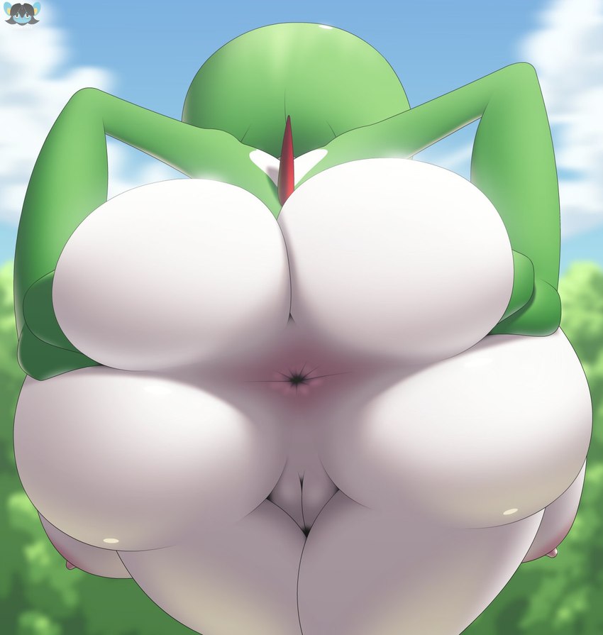 anus anus_focus areola bent_over big_areola big_breasts big_butt blurred_background bodily_fluids breasts butt butt_focus butt_grab butt_squish cloud detailed_background female forest forest_background genitals glistening glistening_body glistening_butt glistening_skin green_body green_skin hand_on_butt huge_breasts huge_butt light logo multicolored_body multicolored_skin nature nature_background nipples not_furry nude pink_anus pink_areola pink_nipples plant presenting presenting_anus presenting_hindquarters presenting_vulva rear_view sky skyscape solo spread_anus spread_butt spreading squish standing text thick_thighs tree two_tone_body two_tone_skin vulva white_body white_skin wide_hips tzokatli nintendo pokemon gardevoir generation_3_pokemon humanoid pokemon_(species) artist_logo colored digital_drawing_(artwork) digital_media_(artwork) hi_res lighting shaded watermark