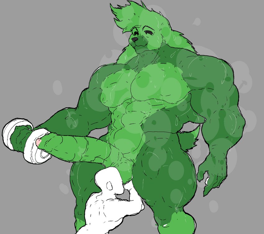 abs anthro ball_sniffing ball_worship balls biceps big_muscles bodily_fluids duo erection exercise eyes_closed faceless_character faceless_male foreskin fur genitals green_balls green_body green_fur green_penis huge_muscles humanoid_genitalia humanoid_penis male male/male muscular muscular_anthro muscular_male musk nude nude_workout penis sexercise smile sniffing sweat weightlifting workout kknssd alex_(carpetwurm) anon lagomorph leporid mammal rabbit 2021 hi_res