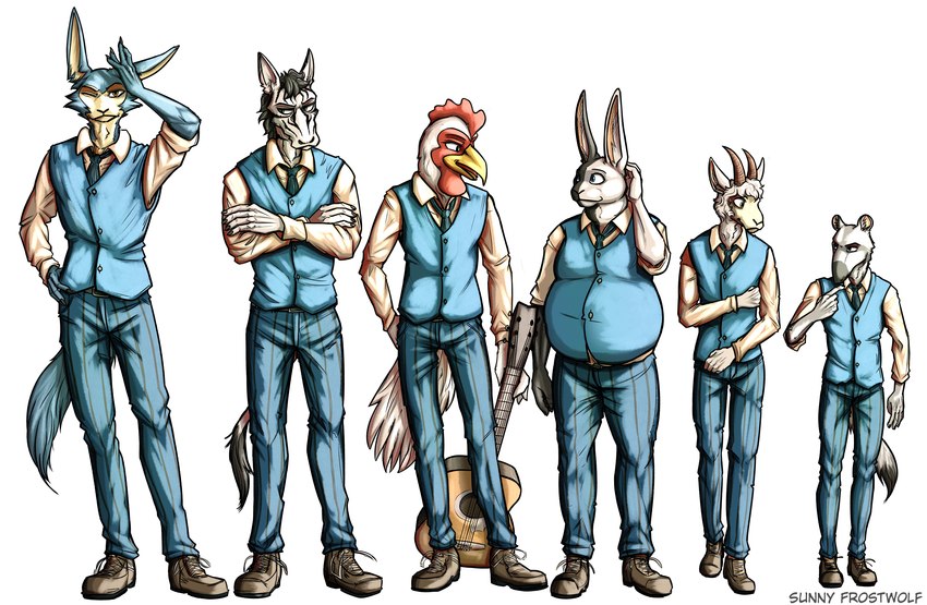 legoshi's chimera, stanley, albert, oscar, theo, and etc (beastars) created by sunny frostwolf