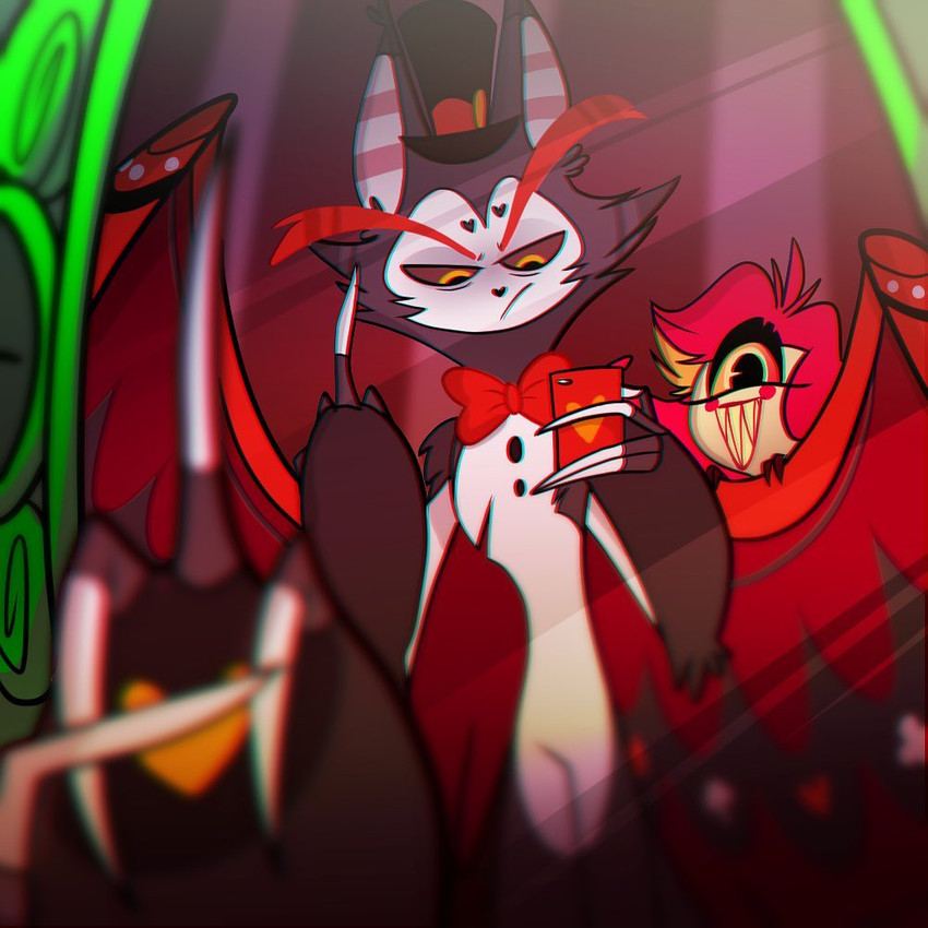 husk and niffty (hazbin hotel and etc) created by vivzmind