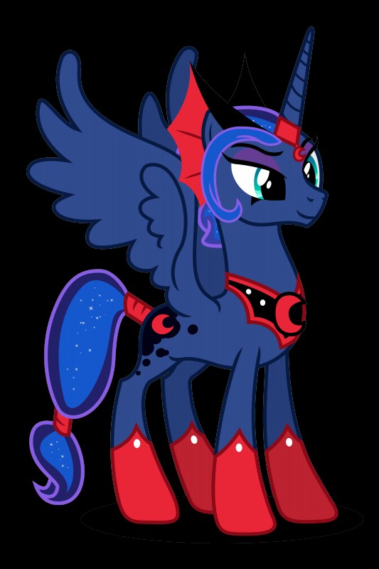 crown cutie_mark evil_counterpart feathered_wings feathers female headgear horn mirror_universe smile solo vector wings baleyreeves hasbro idw_publishing my_little_pony my_little_pony_(idw) mythology evil_luna_(idw) equid equine mammal mythological_creature mythological_equine winged_unicorn 2014 2:3 absurd_res alpha_channel digital_media_(artwork) hi_res