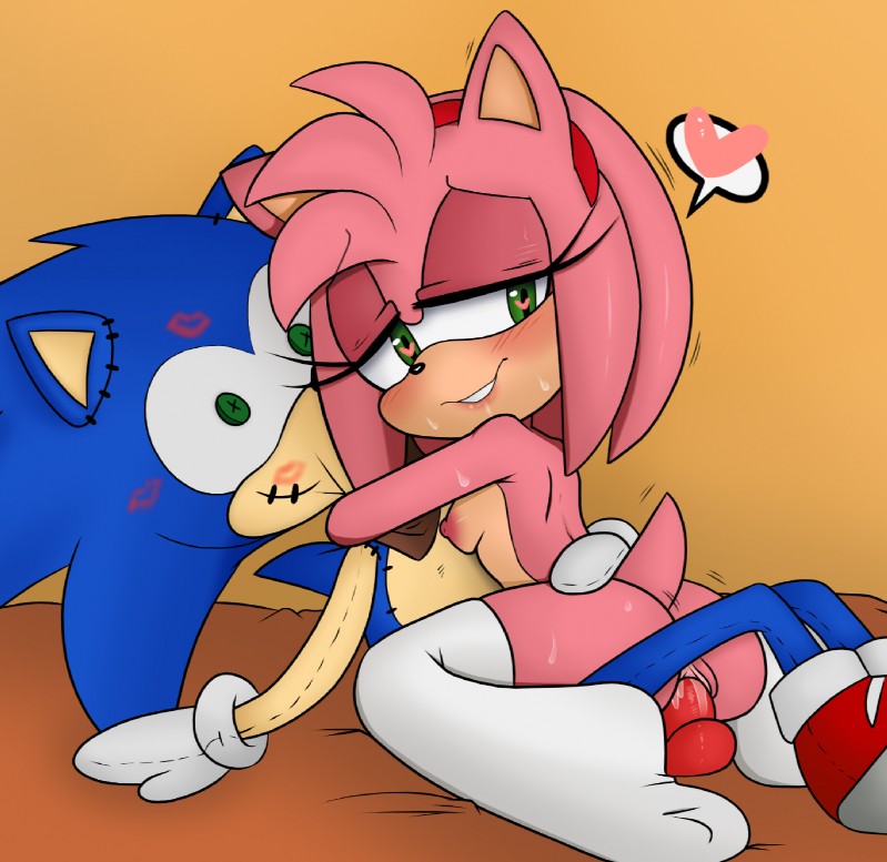 amy rose (sonic the hedgehog (series) and etc) created by es74 and tenshigarden