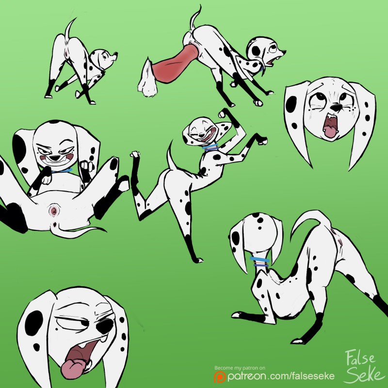 ahegao anus ass_up dancing disembodied_penis duo female female_penetrated feral genitals looking_pleasured male male/female male_penetrating male_penetrating_female penetration penis presenting pussy sex simple_background solo_focus text tongue tongue_out vaginal vaginal_penetration falseseke 101_dalmatian_street 101_dalmatians disney dolly_(101_dalmatians) canid canine canis dalmatian domestic_dog mammal 1:1 hi_res multiple_images url