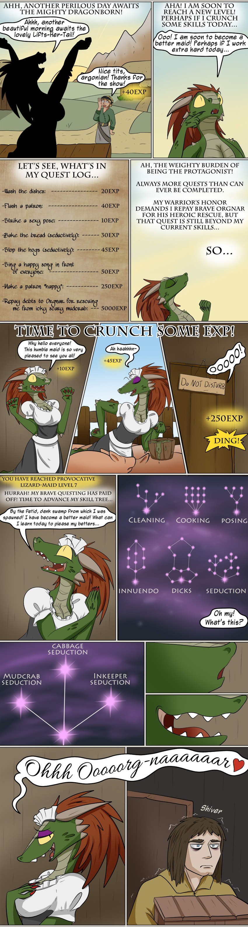 lifts-her-tail (the lusty argonian maid and etc) created by valsalia
