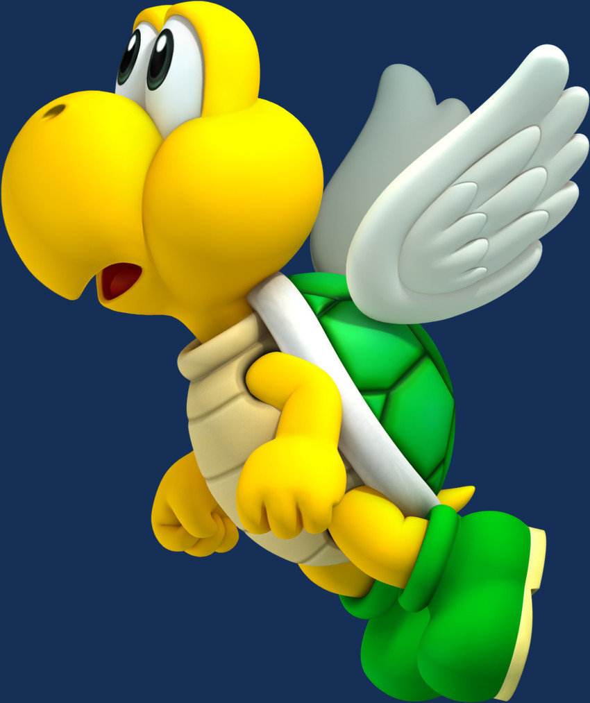 ambiguous_gender anthro boots clothing feathered_wings feathers fist footwear green_boots green_clothing green_footwear green_shell open_mouth shell shoes simple_background solo tail transparent_background white_wings wings unknown_artist mario_bros new_super_mario_bros_2 nintendo koopa koopa_paratroopa koopa_troopa reptile scalie tortoise turtle 3d_(artwork) alpha_channel digital_media_(artwork) full-length_portrait hi_res official_art portrait