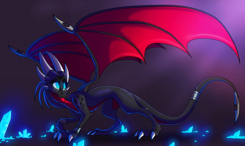 corrupt cynder and cynder (the legend of spyro and etc) created by plaguedogs123