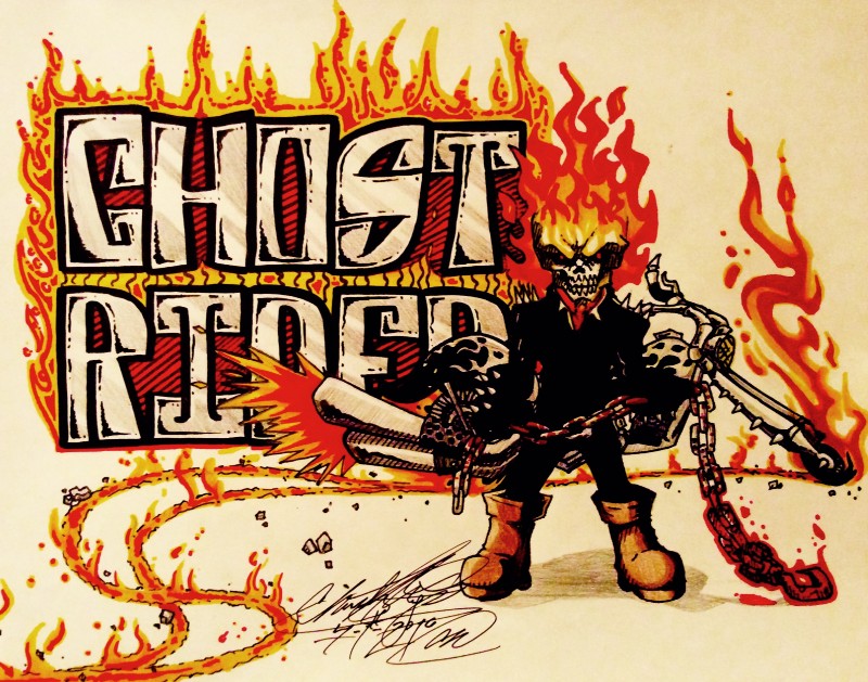 ghost rider (marvel) created by deadman0911