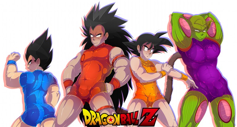 balls biceps big_bulge black_hair blush bubble_butt bulge bulge_size_difference butt clothed clothing genitals group hair long_hair male muscular muscular_male not_furry pecs penis tail text enookie dragon_ball dragon_ball_z goku piccolo raditz vegeta alien humanoid namekian saiyan tailed_humanoid absurd_res digital_media_(artwork) english_text hi_res