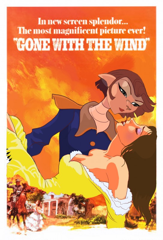 anthro blush crossover_ship duo female female/female female_on_anthro female_on_human hair human_on_anthro interspecies long_hair love makeup movie_poster poster poster_template pupils slit_pupils title strawberryloveu disney gone_with_the_wind tarzan tarzan_(disney) treasure_planet captain_amelia jane_porter felid human mammal absurd_res crossover hi_res