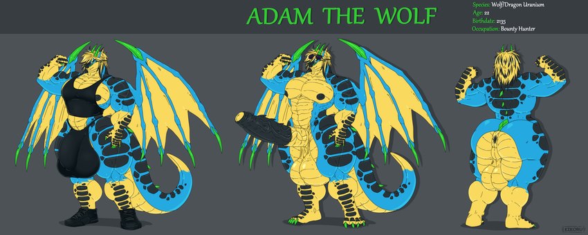 adam the wolf (mythology) created by kikorukikoru