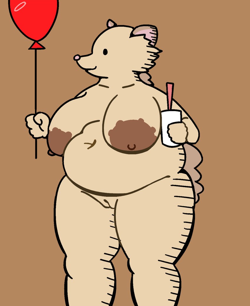 anthro areola balloon big_areola big_breasts breasts butt casual_nudity curvy_figure female fur genitals inflatable navel nipples nude overweight overweight_anthro overweight_female pussy simple_background smile solo thick_thighs voluptuous voluptuous_anthro voluptuous_female atlasfugged natural_habitat_shorts lisa_(natural_habitok) eulipotyphlan hedgehog humanoid mammal absurd_res hi_res