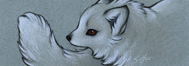 ambiguous_gender feral solo tail savannah_horrocks arctic_fox canid canine fox mammal true_fox 2012