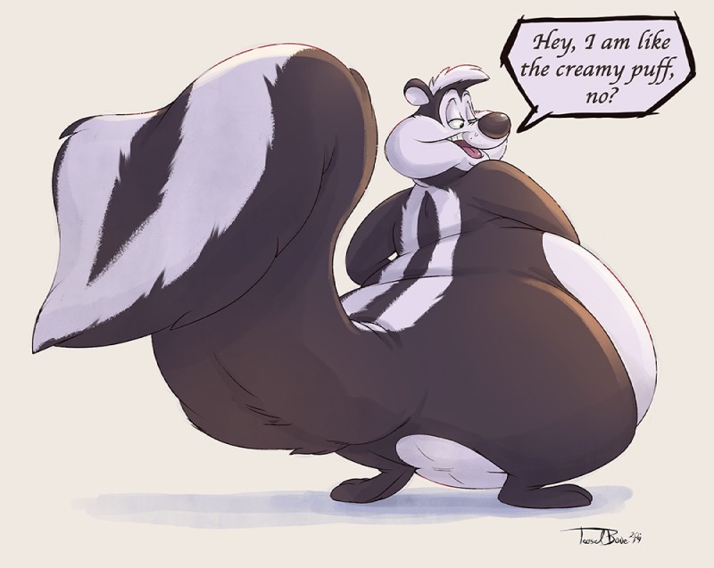 pepe le pew (warner brothers and etc) created by teaselbone