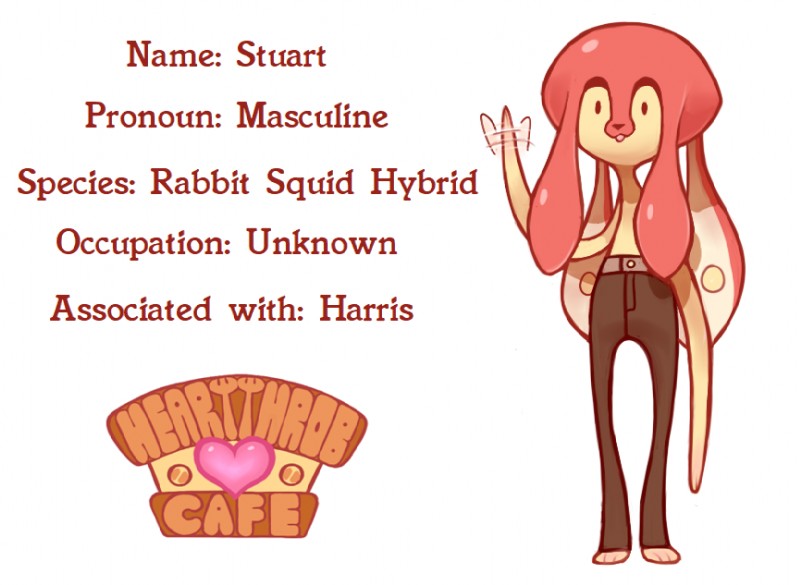 stuart (heartthrob cafe) created by irootie
