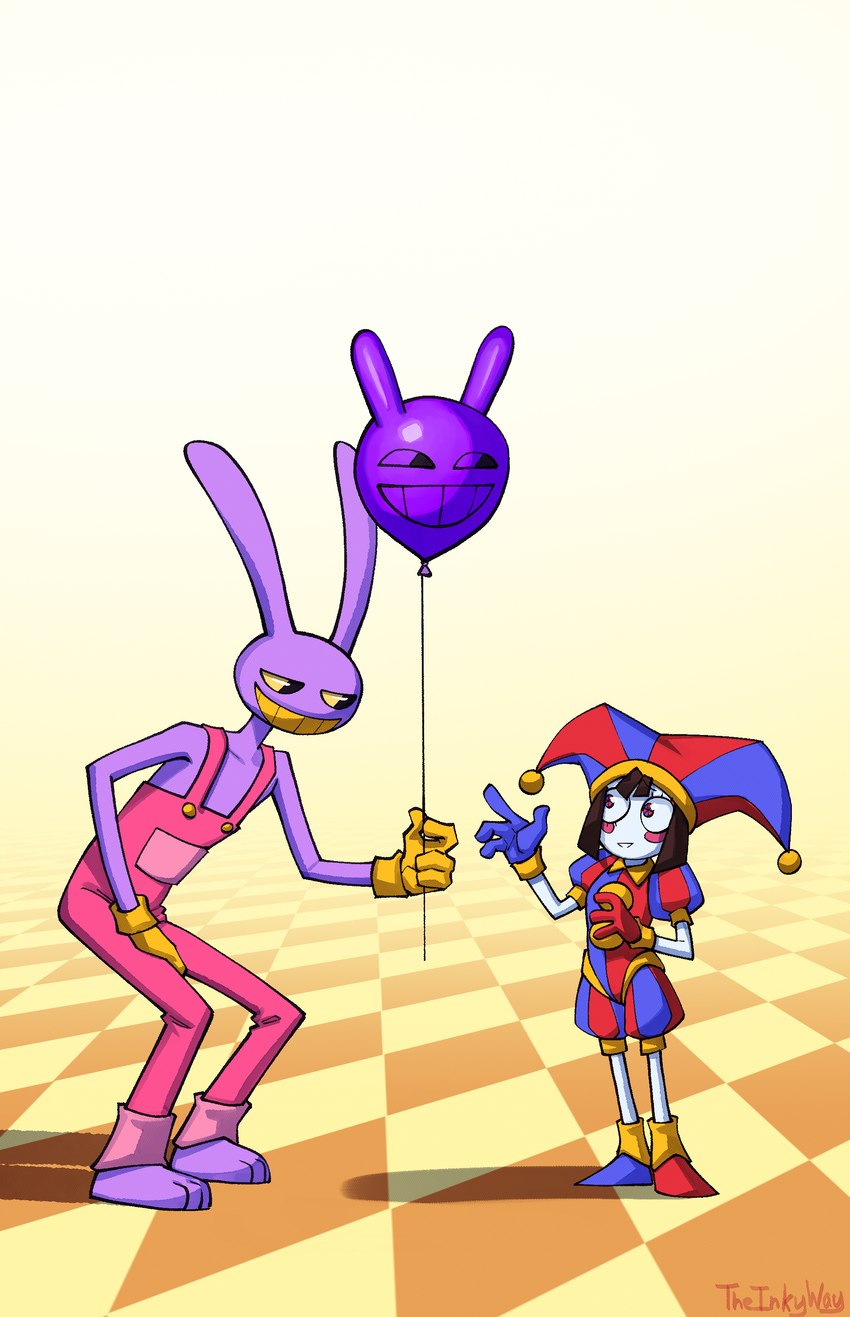 jax and pomni (the amazing digital circus and etc) created by naughtyjester