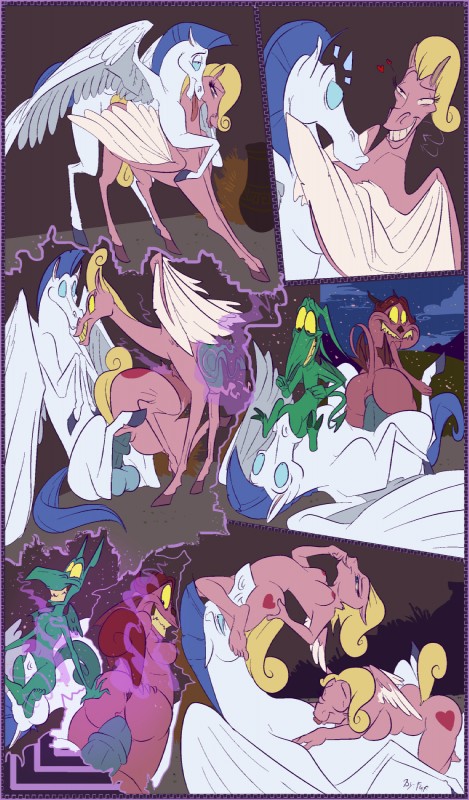 pain, panic, and pegasus (disney's hercules and etc) created by fuf