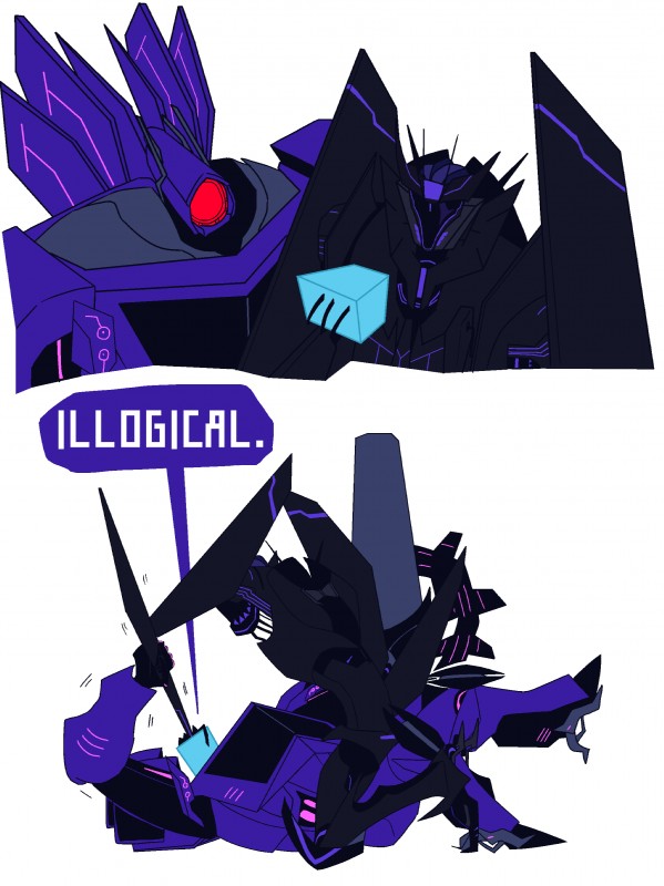 aircraft decepticon dialogue duo energon food humor machine male not_furry red_eyes simple_background standing text vehicle omnia-volo hasbro takara_tomy transformers transformers:_prime transformers_aligned_continuity shockwave_(transformer) soundwave cybertronian humanoid living_aircraft living_machine living_vehicle robot 2017 absurd_res comic digital_drawing_(artwork) digital_media_(artwork) english_text hi_res