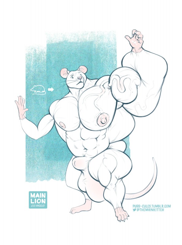 abs animal_genitalia anthro areola balls big_balls big_muscles blue_eyes front_view genitals growth growth_serum huge_balls huge_muscles hyper hyper_muscles male mouse_mountain muscle_growth muscular muscular_anthro muscular_male nipples nude pecs sheath simple_background solo standing steroids text thick_arms thick_thighs vein veiny_muscles purrcules_(artist) fancy_rat mammal mouse murid murine rat rodent 2017 hi_res url