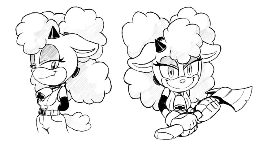 lanolin the sheep (sonic the hedgehog (comics) and etc) created by chipviled