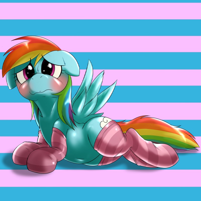 rainbow dash (friendship is magic and etc) created by behind-space