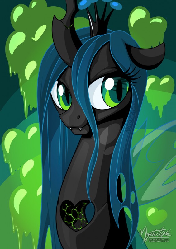 queen chrysalis (friendship is magic and etc) created by mysticalpha